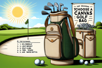 Top Reasons to Choose a Canvas Golf Bag for Your Next Game