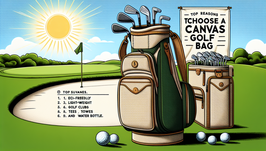 Top Reasons to Choose a Canvas Golf Bag for Your Next Game